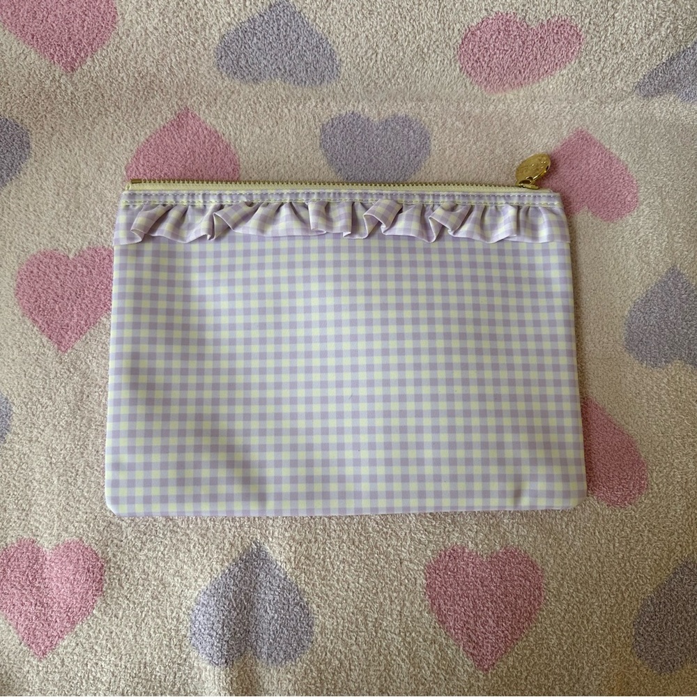 Stoney Clover Lane Pastel Picnic Flat Pouch Lavender